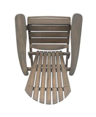 Streamdale Rustic Acacia Folding Adirondack Chair