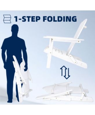 Streamdale 2 Wooden Folding Adirondack Chairs