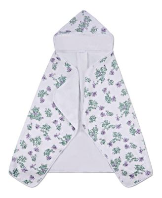 Baby Girls Floral Cotton-Lined Hooded Towel