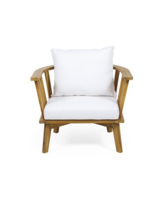 Streamdale Set of 2, Outdoor Acacia Wood Patio Club Chair