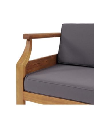 Streamdale ASTON 4-PIECE SOFA SET, DARK GRAY