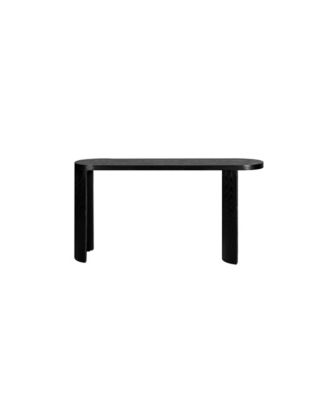 Streamdale 60" Entryway Table with Curved Legs (Black)