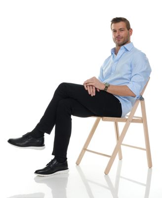 Men's Cloud Street Hands-Free Slip On Lightweight Leather Oxfords