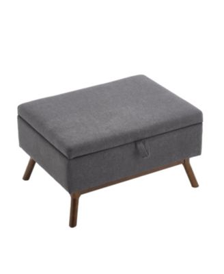  Mid-century modern storage bench/coffee table, Assembled, Living/entry/family room