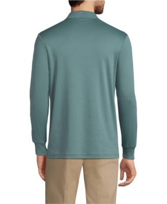 Men's Tall Long Sleeve Cotton Supima Polo Shirt