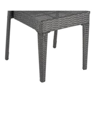 Streamdale Stackable Wicker Patio Chairs - Grey, Durable & Stylish
