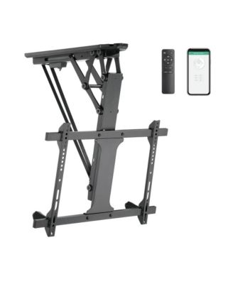 Motorized Ceiling Tv Mount For Tvs 32" - 70" Up To 77 lbs With Smart App and Remote