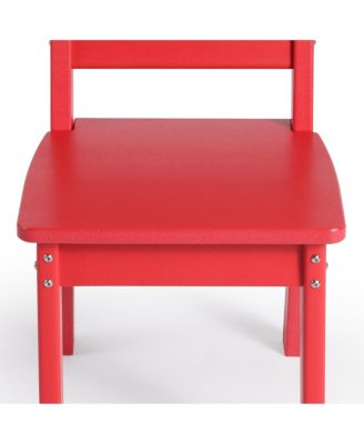 Outdoor HDPE Kids Plastic Toddler Dining Chair (Set of Two)