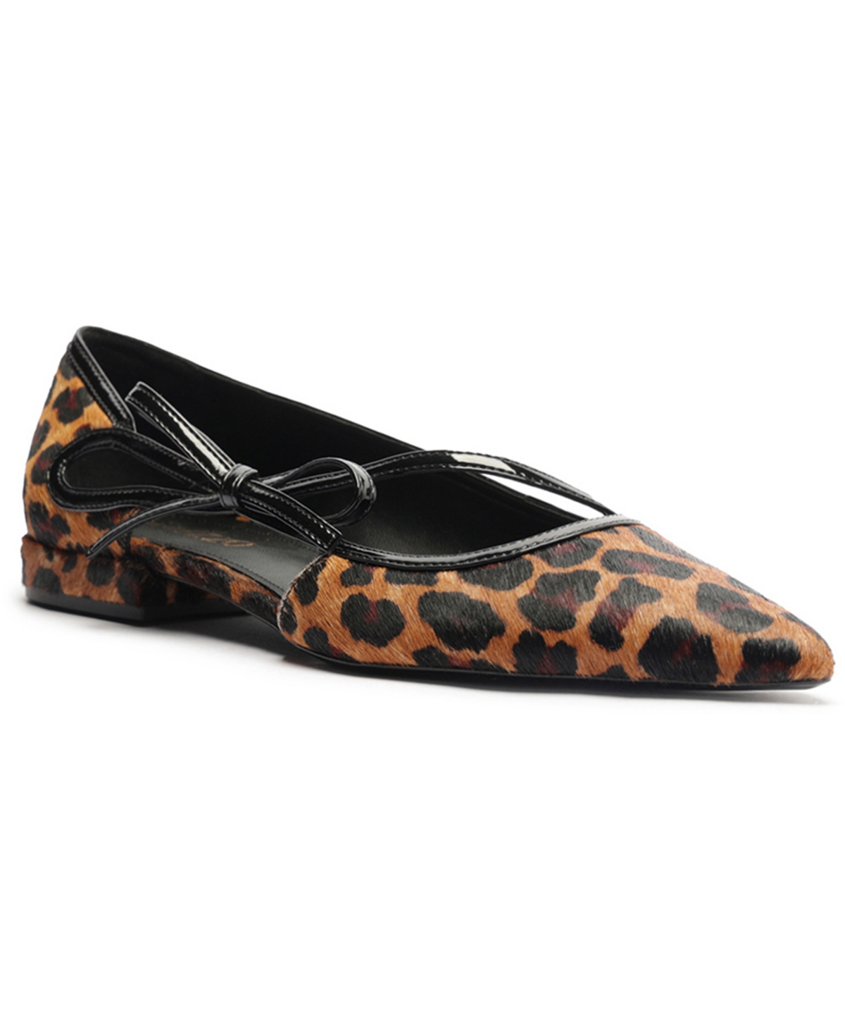 Women's Tessa Pointed Toe Ballet Flats - Black