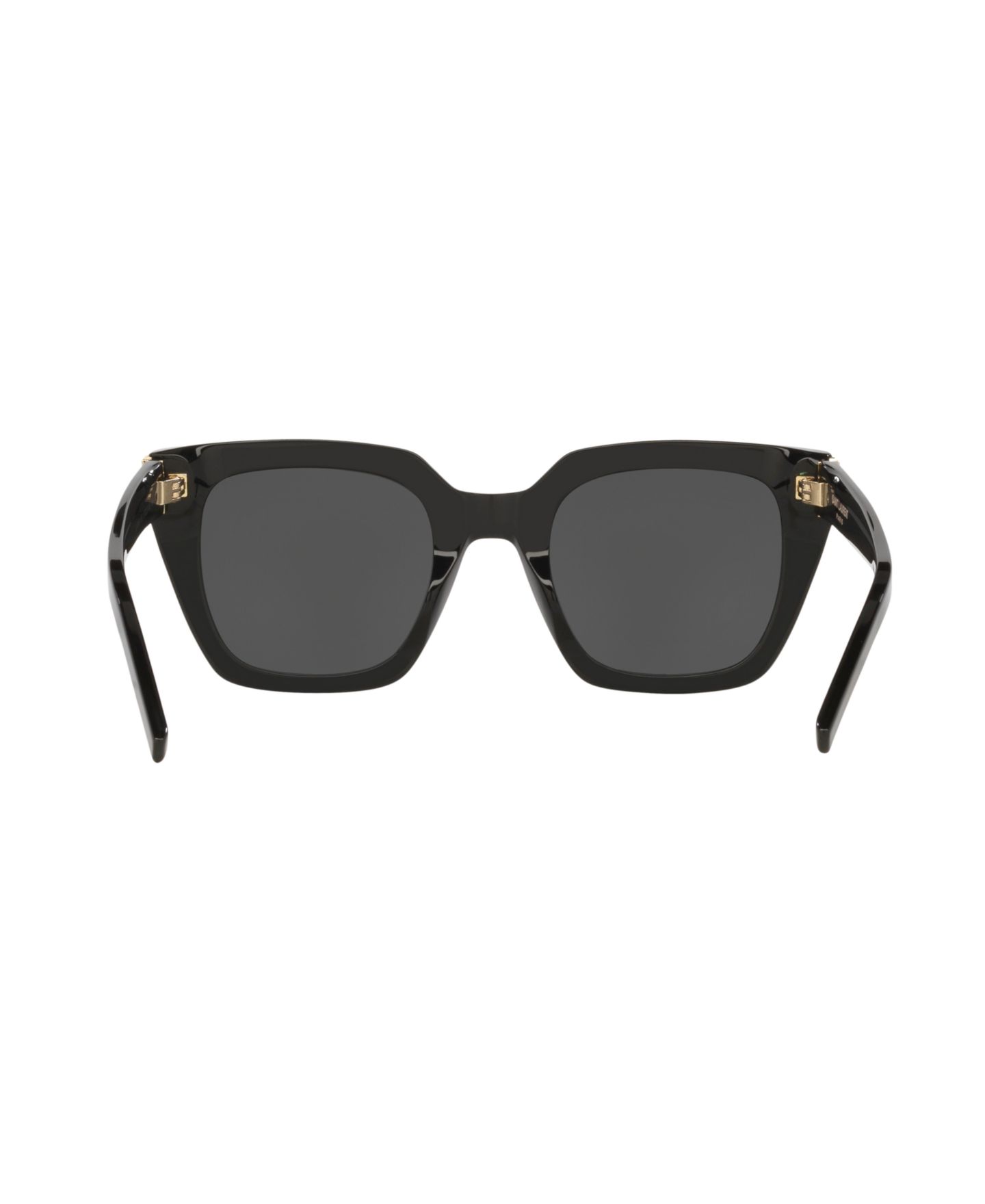 Женские солнцезащитные очки Saint Laurent Large Sunglasses, SL M143 YS000644, цвет: Чёрный — фото 4
