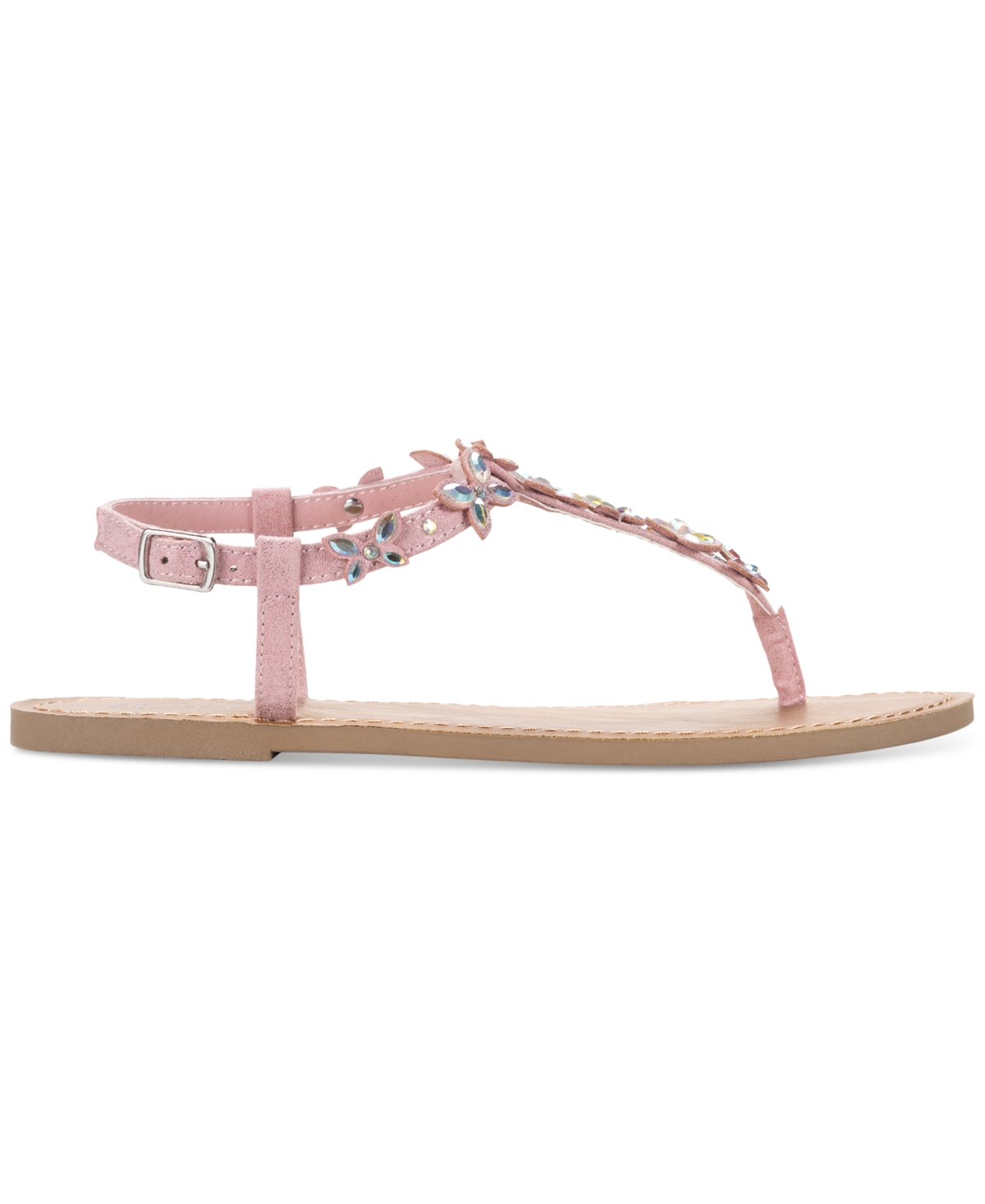 Shop Wild Pair Women's Krisleyy Flat Sandals, Exclusively At Macy's In Mauve Bling
