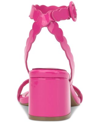 Women's Pathina Scalloped Block Heel Sandals, Exclusively at Macy's