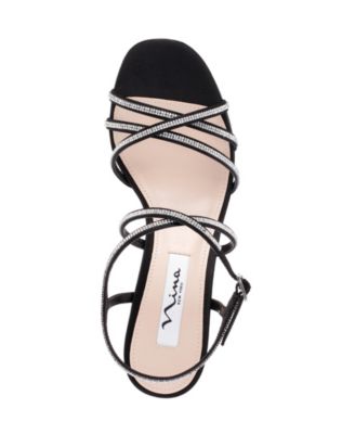 Women's Anna Crystal Embellished Strappy Dress Sandals
