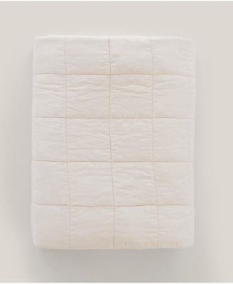 Organic Cotton Quilted Comforter - Full/Queen