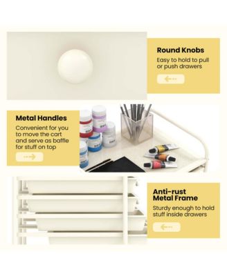 12 Drawers Rolling Cart Storage Scrapbook Paper Studio