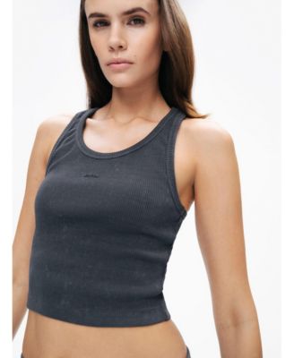Women's Ribbed Crop Top