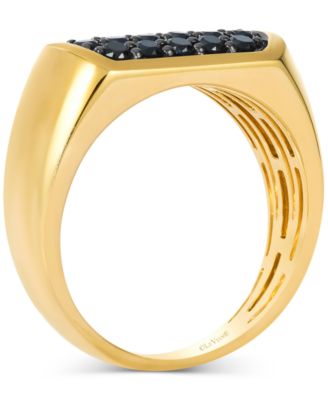 Men's Blackberry Diamond Oval Cluster Ring (3/4 ct. t.w.) in 14k Gold