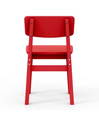 Kids 5-Piece Modern HDPE Dining Table and Chairs Set