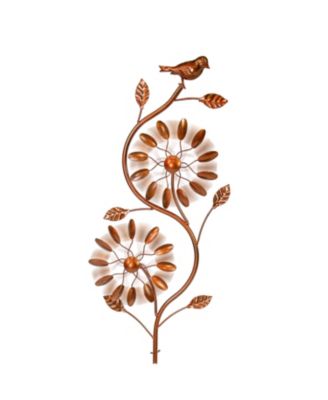 48" Powder-Coated Iron Twirling Twigs Wind Spinner