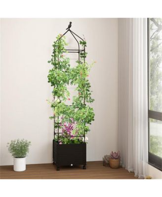 Outdoor Elevated Garden Bed Durable Raised Planter Box for Vegetables, Herbs, and Flowers