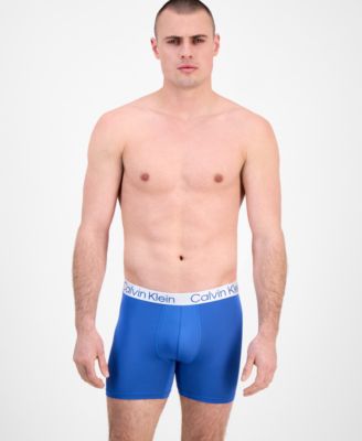 Men's 3-Pk. Chromatic Brushed Micro Boxer Briefs