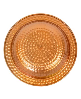 Outdoor Deck-Mounted Bird Bath or Bird Feeder with Copper Finish - 12"