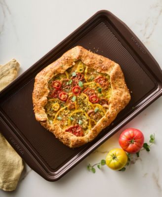 Symmetry Nonstick Chocolate Brown 11" x 17" Cookie Pan