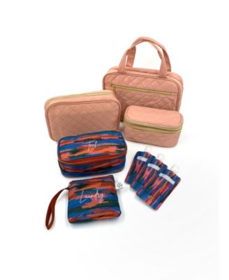 Travel Trio: Jewelry, Makeup & Toiletry Set - Navy