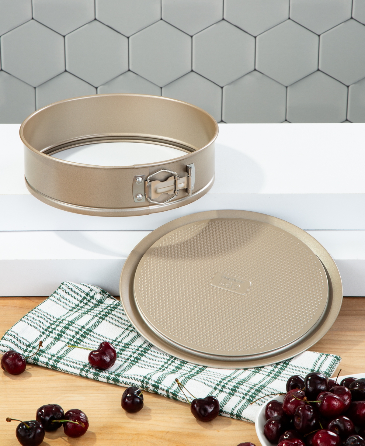 Berghoff Balance 3-pc. Nonstick Carbon Steel Bake Pan Set In Latte Brown