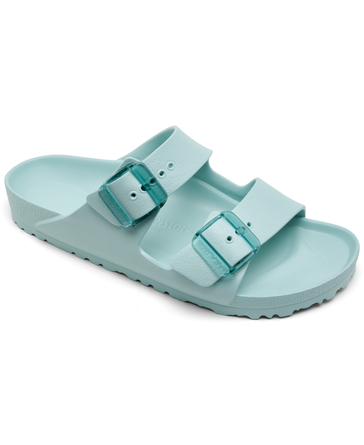 Birkenstock Women's Arizona Eva Stealth Buckle Sandals From Finish Line In Surf Green