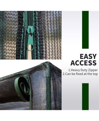 Walk-in Mini Greenhouse for Convenient Gardening and Plant Growth Protection