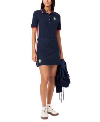 Women's Striped Panel Mini Skirt