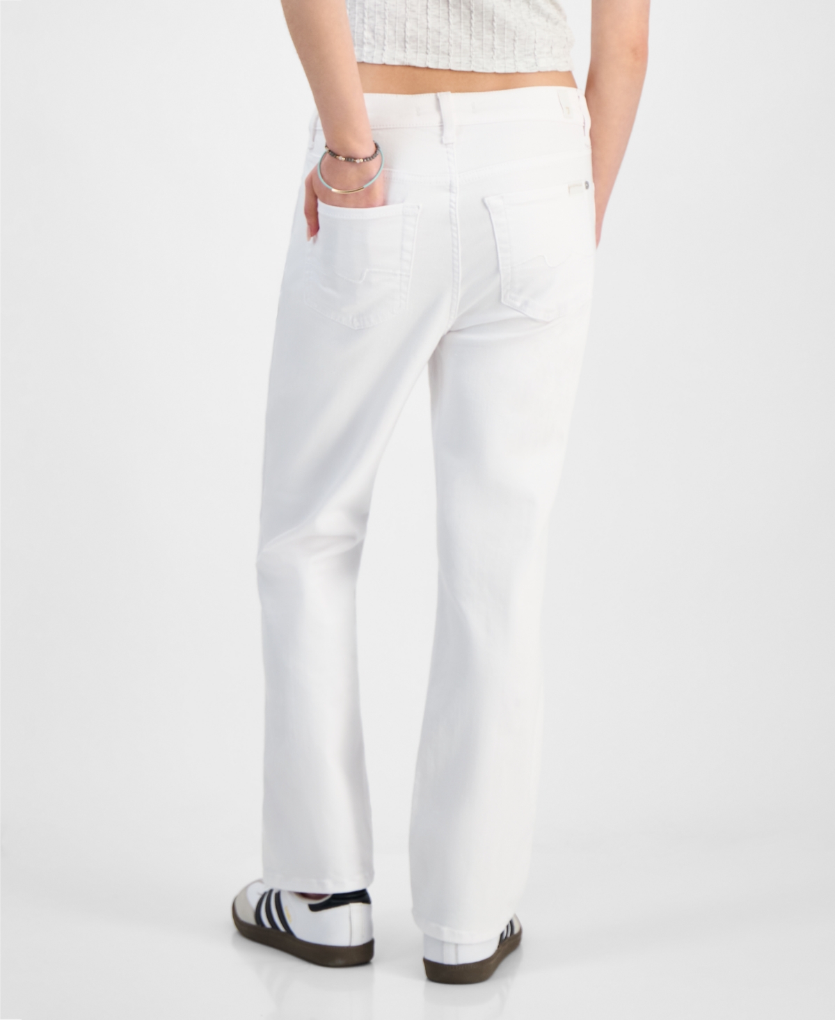 7 For All Mankind Women's High-waist Slim Kick Jeans