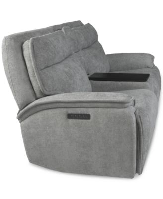 Ozryn 3-Pc. Fabric Sofa with Console and 2 Power Motion Chairs, Exclusively at Macy's