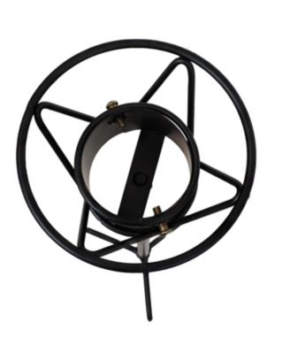 Outdoor In-Ground Steel Gazing Globe Stand – 24"