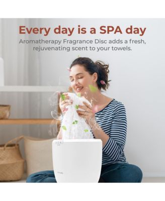 Bucket Towel Warmer, 12L, Adjustable Timer, Auto Shut-Off, Cherry