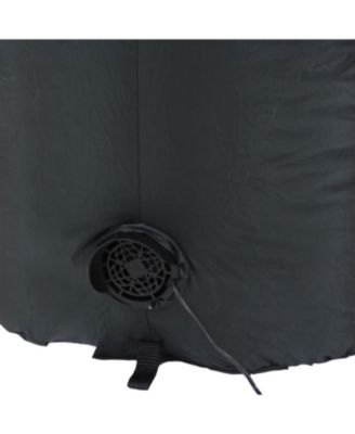 Outdoor Wendolyn the Wicked Witch Self-Inflating Halloween Inflatable Yard Decoration with LED Lights and Built-In Fan - 5'