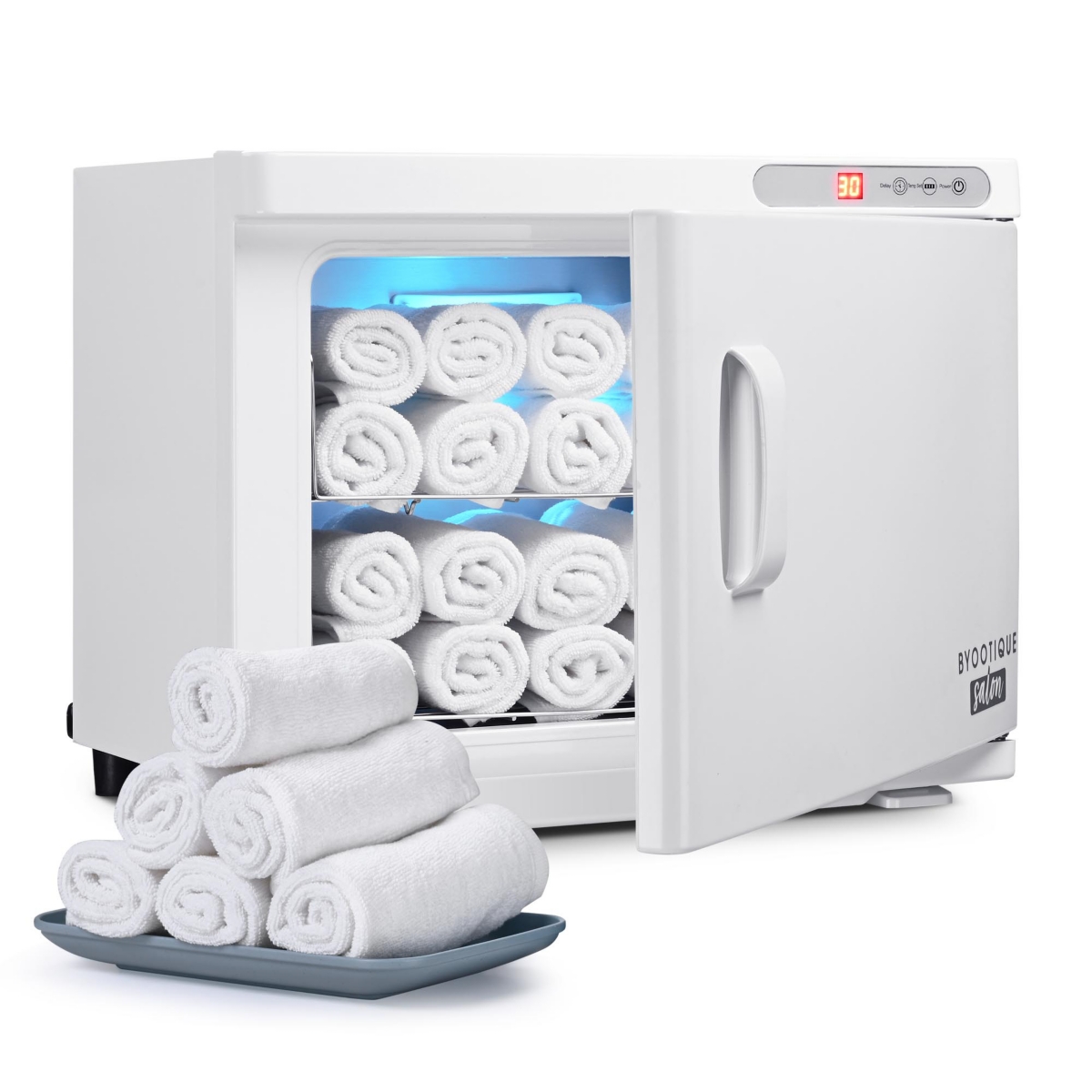 23L Portable Hot Towel Warmers Spa for Barber Shop with Heater Delay Facial Nails Salon Massage Esthetician Home - Natrual