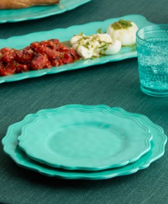 Isabella Crackle Melamine 4-Pc. Salad Plates, Service For 4