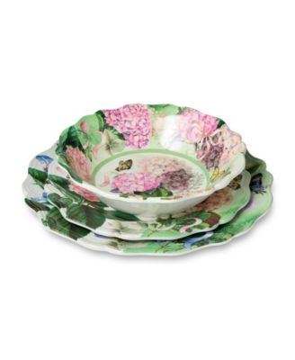 Garden Path Melamine 12-Pc. Dinnerware Set, Service For 4