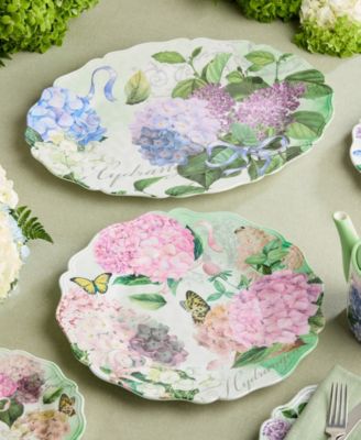 Garden Path Melamine Platters, Set of 2