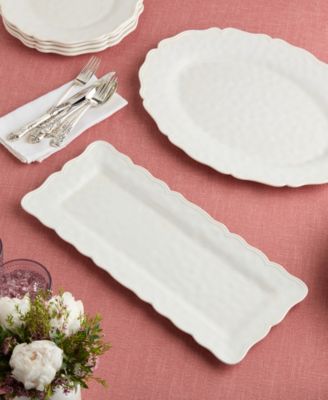 Isabella Crackle Melamine Platters, Set of 2