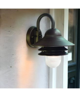 Three Tier Lamp Shade Outdoor Wall Light for Porch Patio or Entryway