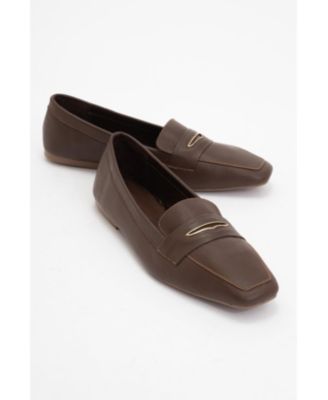 Iridessa Leather Flat Loafers (Women)