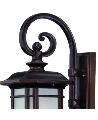 Frosted Linen Glass Lantern Wall Light for Entryway Hallway or Patio