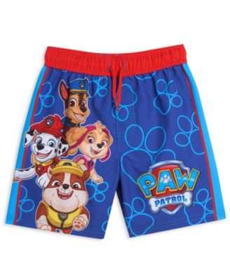 Boys Pullover Rash Guard and Swim Trunks Outfit Set