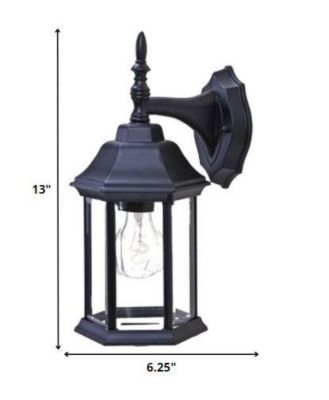 Wall Mounted Clear Glass Swing Arm Light for Living Room or Office