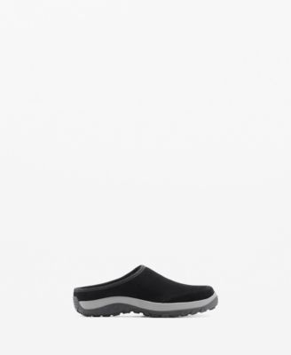 Women's Track Sole Leather Clogs