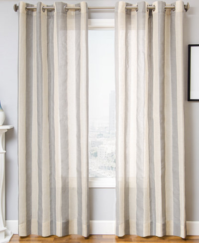 Softline Heston Semi-Sheer Window Panel Collection - Linen Look!