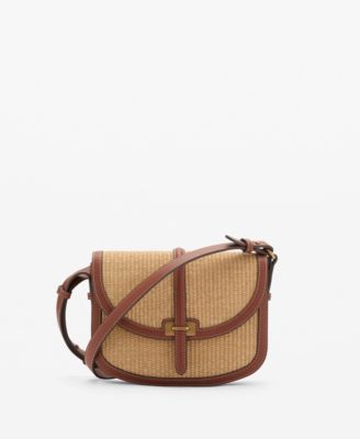 Women's Contrast Canvas Crossbody Bag